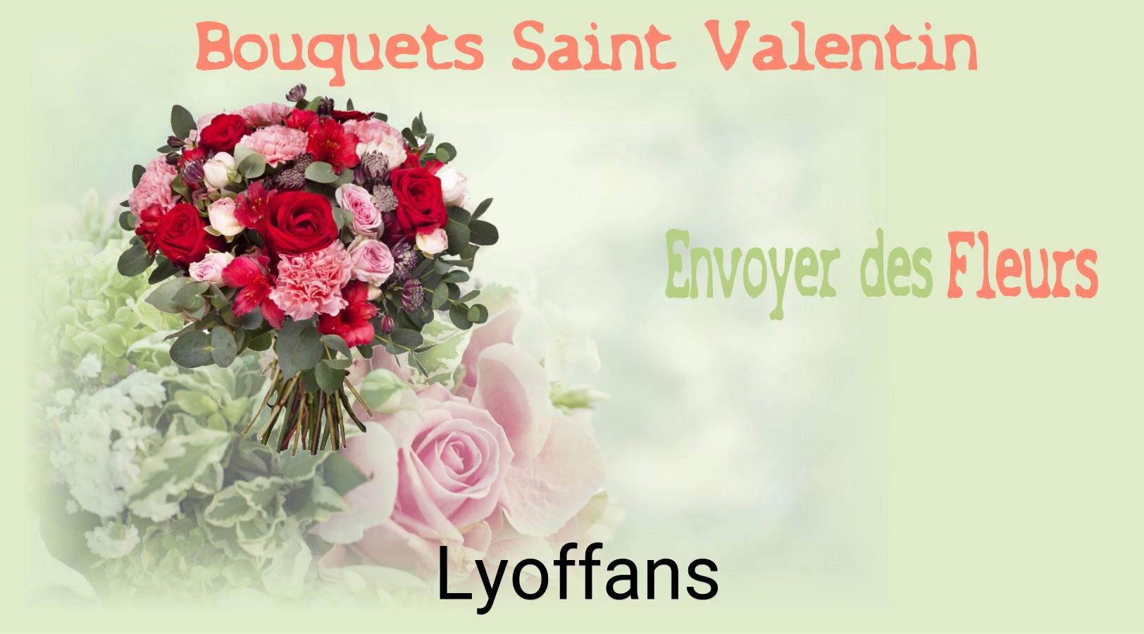 Roses de Saint-Valentin livrées à Lyoffans